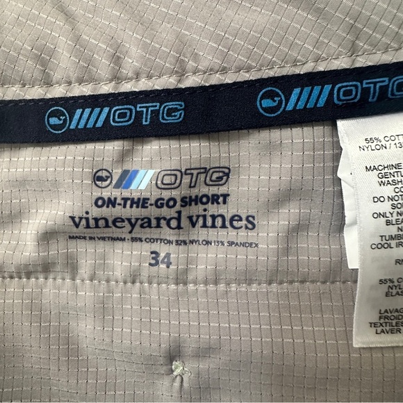 Mens Vineyard Vines On The Go Shorts Seafoam Green sz 34 - Picture 3 of 5